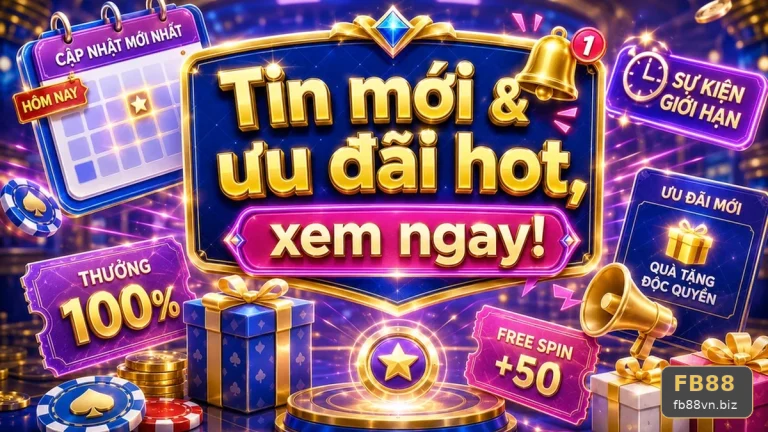 Khuyến Mãi FB88 Tại fb88vn.biz: Đọc Chi Tiết Giao Diện Tin Mới, Ưu Đãi Và Điều Kiện Nhận Thưởng – Góc Kiểm Chứng Theo Tên Miền Về Thời Hạn, Đối Tượng Áp Dụng Và Giới Hạn Nhận Thưởng