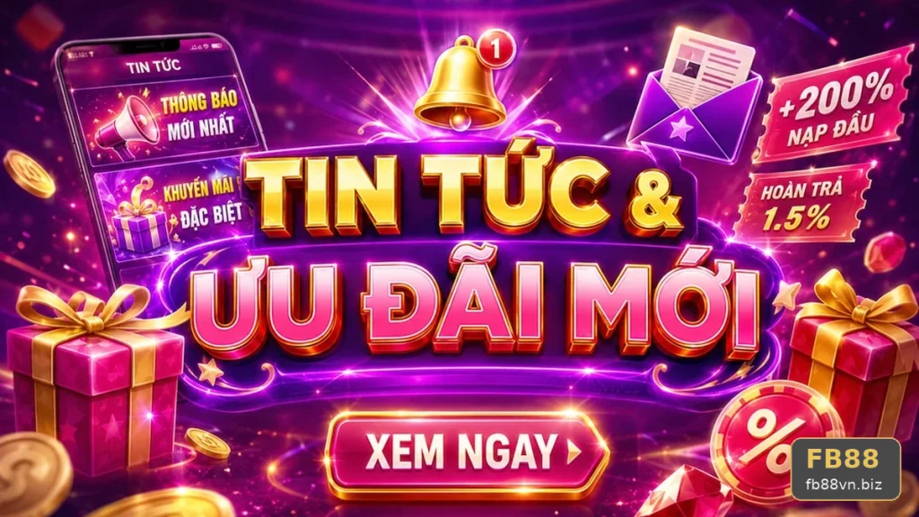 Khuyến Mãi FB88 Tại fb88vn.biz: Đọc Chi Tiết Giao Diện Tin Mới, Ưu Đãi Và Điều Kiện – Kiểm Tra Trò Chơi Hợp Lệ Cùng Trường Hợp Bị Loại Trừ Qua Góc Kiểm Chứng Theo Tên Miền